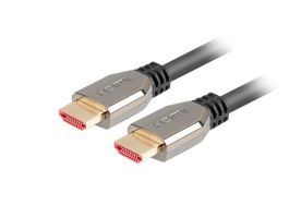 Lanberg CA-HDMI-30CU-0018-BK cable HDMI 1.8m HDMI (Standard) 8K 60Hz, 4K 120HZ