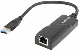 Lanberg USB-A 3.0 to RJ45 Adapter, Ethernet 1000Base-T, Black