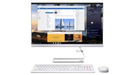 Lenovo IdeaCentre AIO 3 Desktop PC, AMD Ryzen 3 5300U, 8GB RAM, 500GB SDD, 24" FHD
