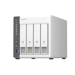 QNAP TS-433 4 Bay NAS with Quad-core Processor, 4 GB DDR4 RAM and 2.5GbE Network (Diskless)