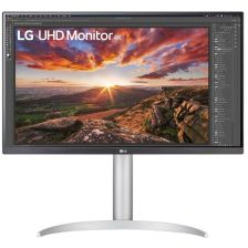 LG Monitor 27UP850K-W, 27" - 3840 x 2160 4K UHD 2160p, 400 cd/m², DisplayHDR 400, 5 ms, 2xHDMI, DisplayPort, USB-C - speakers
