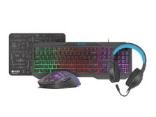 Fury gaming combo set 4in1 Thunderstreak 3.0 keyboard + mouse + headphones + mousepad US layout