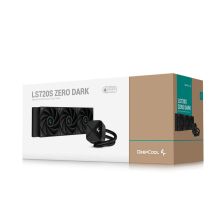 DeepCool LS720S ZERO DARK 360 mm AIO Liquid CPU Cooler (R-LS720-BKNNMM-G-1)