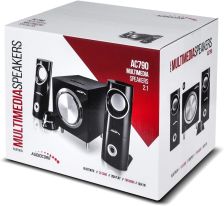 Audiocore AC790 2.1 Multimedia Speaker Subwoofer Bluetooth Radio AUX SD Card Slot USB