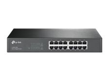 TP-Link TL-SG1016D 16-Port Gigabit Ethernet Unmanaged Switch, Desktop/Rackmount