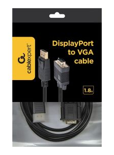Gembird CCP-DPM-VGAM-6  DisplayPort to VGA Adapter Cable, 1.8m, Black