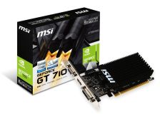 MSI Graphic Card GeForce GT 710 2GB DDR3 64BIT DVI/D-SUB/HDMI