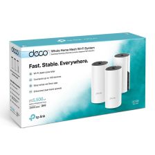 TP-Link Deco M4 AC1200 Whole Home Mesh Wi-Fi System 3 Pack