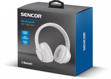 Sencor Wireless headphones SEP 710BT WH BT 5.0, playtime 30h, microphone