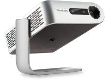 ViewSonic M1+ Smart Wi-Fi Portable Projector, 720p HD Ready, 300 LED Lumens, DLP, 10-bit