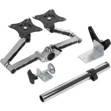 Maclean MC-714 Dual Monitor Desk Holder Mount 13&#039;&#039; - 27&#039;&#039; Swivel Tilt