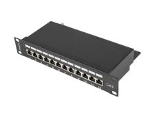 Lanberg 24-Port Cat6 Patch Panel 1U Rackmount | PPF6-9012-B