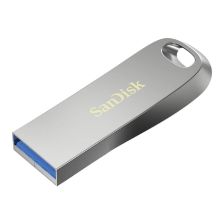 SanDisk Ultra Luxe USB 3.2 Flash Drive 128GB, Upto 400MB/s, Metallic Silver