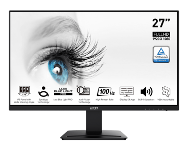 MSI Pro MP273A 27 inch IPS FHD 100Hz Freesync Business Monitor