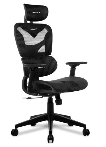 Huzaro Combat 8.0 Carbon Gaming Chair: Ergonomic, Advanced Lumbar Support, Mesh 150KG