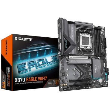 Gigabyte X870 EAGLE WIFI7 Motherboard | AM5 | 4x DDR5 | HDMI/USB-C | ATX