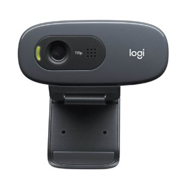 Logitech C270 HD Webcam with noise-reducing mics