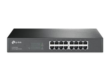 TP-Link TL-SG1016D 16-Port Gigabit Ethernet Unmanaged Switch, Desktop/Rackmount