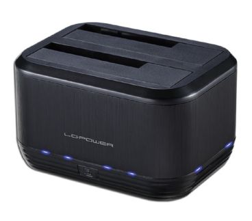LC Power LC-DOCK-U3-III Docking station 2x 2.5 - 3.5 &quot; SATA, USB 3.0