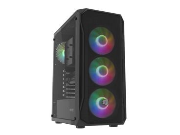 NATEC FURY SHOBO SH4F RGB MIDI TOWER Black