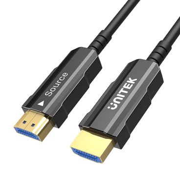 Unitek Hdmi Fiber Optical Cable C11072BK-25M 25 m Black 4K UHD 60Hz