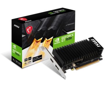MSI Graphics card GeForce GT 1030 4GHD4 LP OC 4GD DR4 64BIT DP/HDMI
