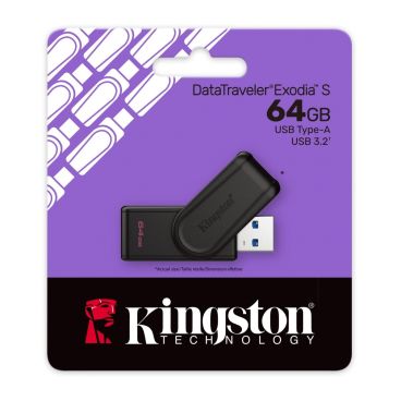 Kingston DataTraveler Exodia S 64GB USB 3.2 Gen 1 (DTXS/64GB)