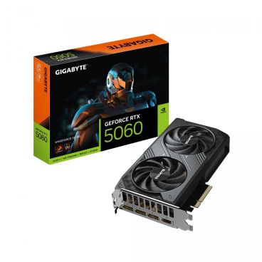 Gigabyte Graphics card GeForce RTX 5060 WINDFORCE OC 8G GDDR7 3DP/HDMI