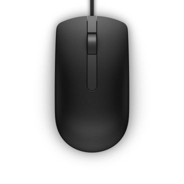 Dell MS116 Wired Ambidextrous USB Mouse, 1000Dpi, Led Tracking