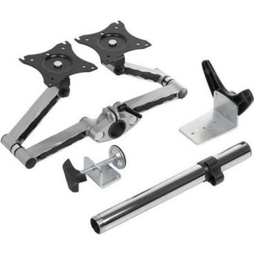 Maclean MC-714 Dual Monitor Desk Holder Mount 13&#039;&#039; - 27&#039;&#039; Swivel Tilt