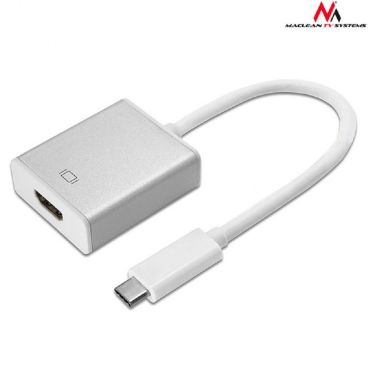 Maclean MCTV-841 USB-C - HDMI Adapter 1080p 60Hz Metal Housing MCTV-841