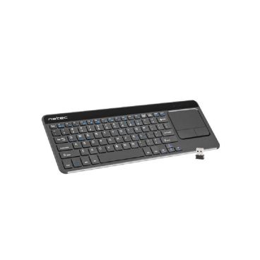 Natec Wireless Keyboard TURBOT with Touch Pad for SMART TV, 2.4 GHz