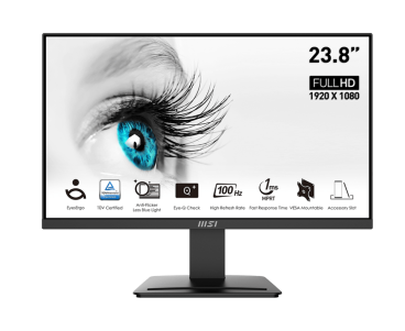 MSI PRO MP2412  23.8 inch FHD FreeSync 100Hz Business Monitor