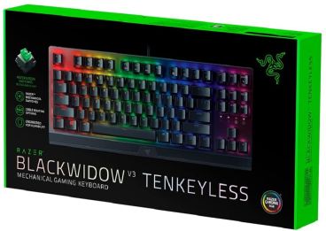 Razer BlackWidow V3 Tenkeyless Mechanical Wired Gaming Keyboard Black