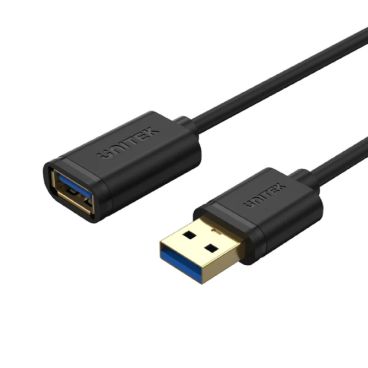 UNITEK Y-C456GBK USB 3.0 A Male to USB A Female Extension Cable  0.5M